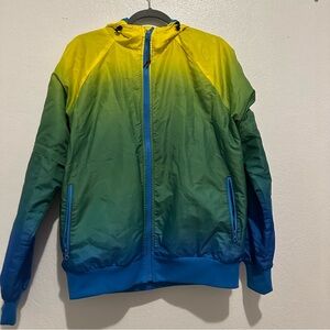 Puma Gradient Yellow and Green Jacket